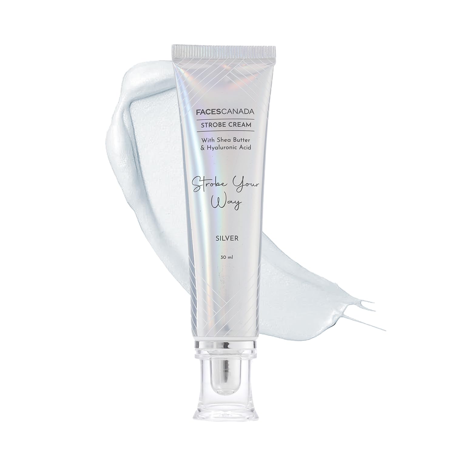 FACESCANADA Strobe Cream - Rose Gold | with Shea Butter & Hyaluronic Acid | Hydrating & Illuminating Makeup | for Radiant Dewy Skin | 1.01 Fl Oz (30ml)